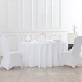 Reador Retailer 120R white round polyester party wedding table cloth tablecloth